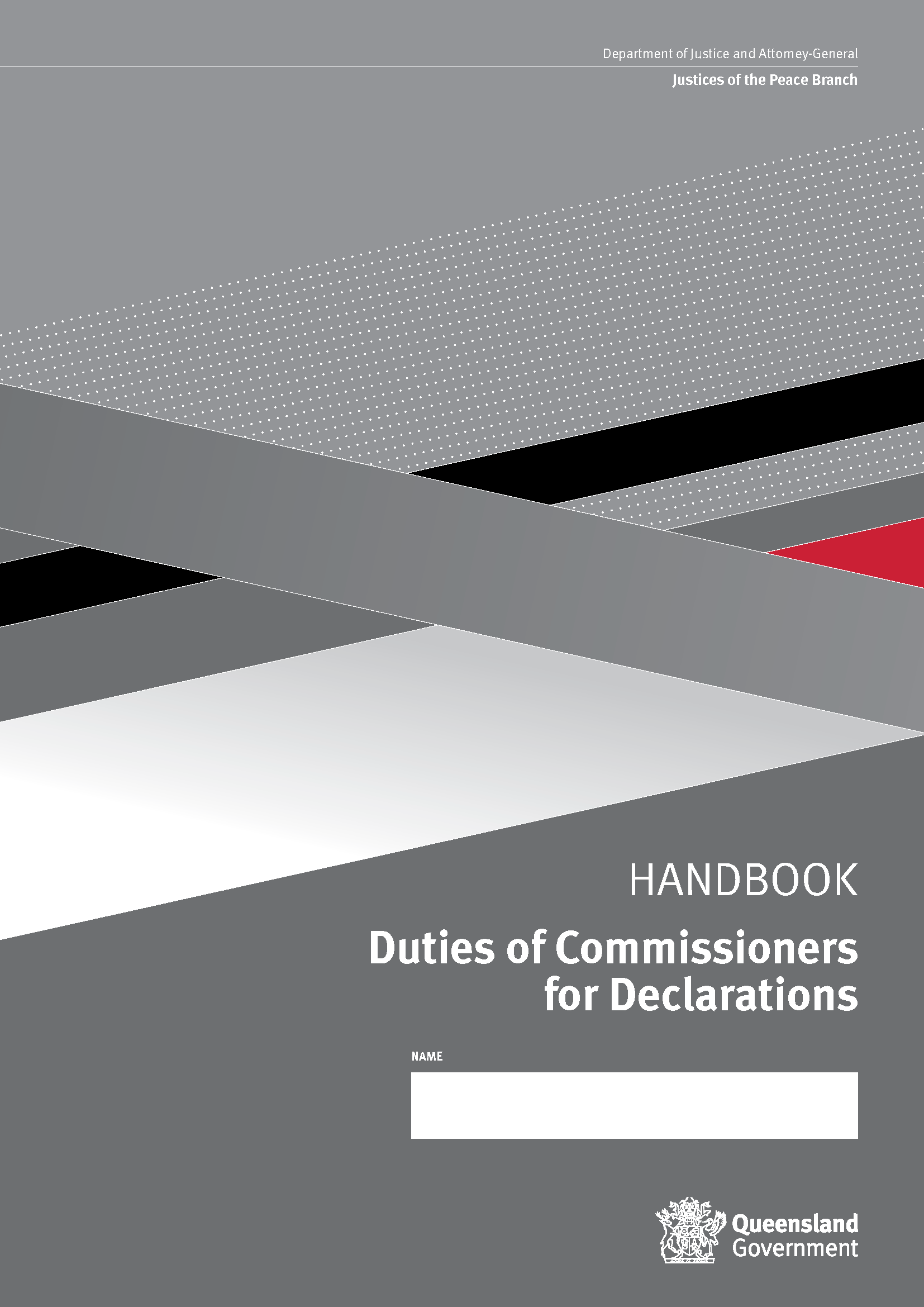 DJAG Handbook - Commissioner for Declarations